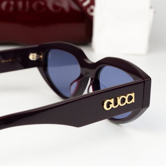 Gucci Women Sunglasses Violet Oval GG1845SA 004 NEW  display picture 1